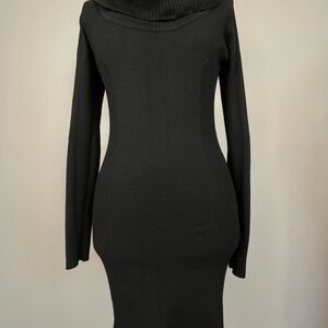 Arden B Black Knit Dress